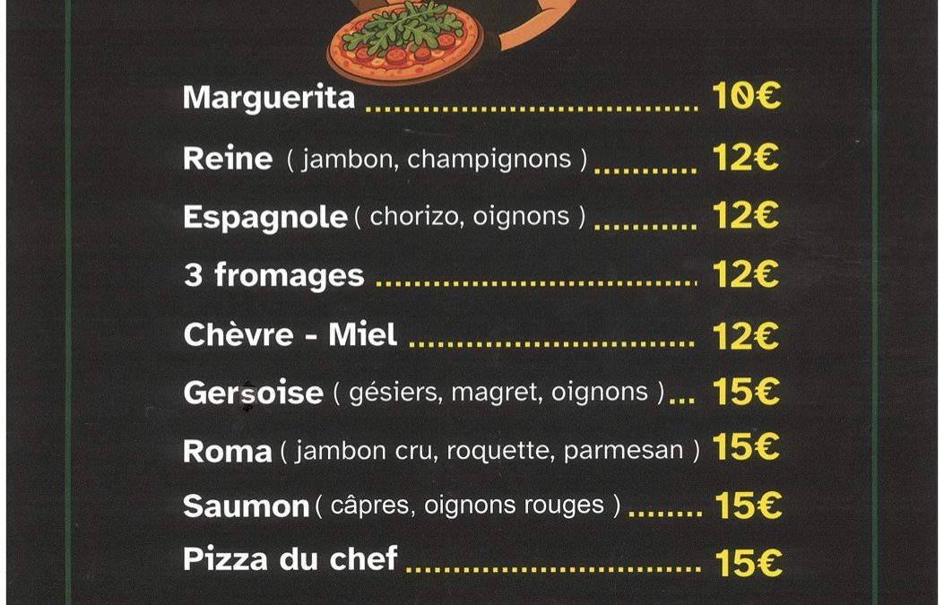 Pizzas au feu de bois à Montesquiou