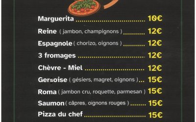 Pizzas au feu de bois à Montesquiou