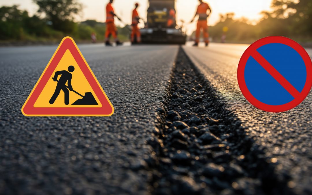 Travaux de revêtement sur RD 943